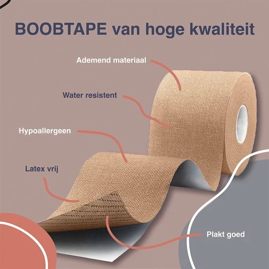 Goedkoopste ???? Le Civa® Boob Tape Met 10 Nipple Covers - Tepelcovers - Tepelplakkers - Fashion BH ???? Dress Borst - Boob Tape ???? 5 Goedkoopste ???? Le Civa® Boob Tape Met 10 Nipple Covers - Tepelcovers - Tepelplakkers - Fashion BH ???? Dress Borst - Boob Tape ???? - Afbeelding 3