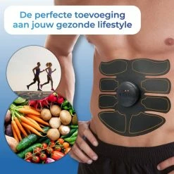 Coupon ⭐ Vibeat EMS Buikspieren Trainer Elektrisch - AB Trainer - Afslankband - Spierstimulator - Sixpack Buiktrainer - Buikspiertrainer - USB Oplaadbaar - Incl. 24 Gel Pads - Incl. E-book ???? -XXL Nutrition-winkel 550x550 694