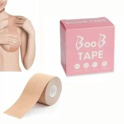 Top 10 ???? Boob Tape - Inclusief 2 Nipple Covers/Tepelstickers - Borst Tape - Bra Tape - Boob Lift Tape - Beige - 5 Meter Lang - 5 CM Breed - Plak BH ???? -XXL Nutrition-winkel 550x550 755