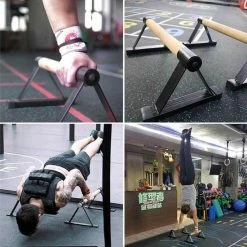 Beste recensies van ???? KRAKEN Parallettes Houten Grip Push Up Bar (Opdruksteunen) Dip Bars Voor Krachttraining Turnen Gynmnastiek Opdrukset Met Anti-Slip Pads - Hoogte 17 CM ???? -XXL Nutrition-winkel 550x550 766