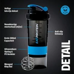 Uitgang ???? Shake That Weight EatProtein Shakerfles (500ml/17oz Capaciteit) ???? -XXL Nutrition-winkel 550x550 775