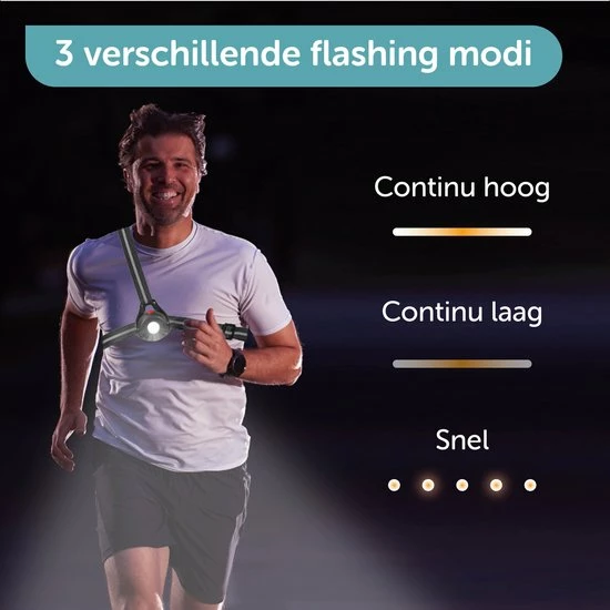 Nieuw ???? ForDig Veiligheidsvest Met Verlichting - Reflecterend Hardloopvest Met LED Lampjes & USB Oplaadbaar - Verstelbaar Hardloophesje Geschikt Voor Wandelen / Joggen / Hardlopen / Fietsen / Schaatsen - One Size Fits All ???? 8 Nieuw ???? ForDig Veiligheidsvest Met Verlichting - Reflecterend Hardloopvest Met LED Lampjes & USB Oplaadbaar - Verstelbaar Hardloophesje Geschikt Voor Wandelen / Joggen / Hardlopen / Fietsen / Schaatsen - One Size Fits All ???? - Afbeelding 6