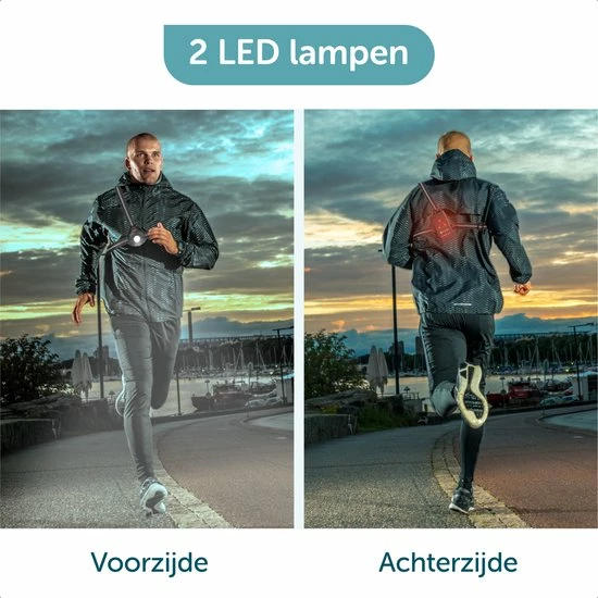 Nieuw ???? ForDig Veiligheidsvest Met Verlichting - Reflecterend Hardloopvest Met LED Lampjes & USB Oplaadbaar - Verstelbaar Hardloophesje Geschikt Voor Wandelen / Joggen / Hardlopen / Fietsen / Schaatsen - One Size Fits All ???? 10 Nieuw ???? ForDig Veiligheidsvest Met Verlichting - Reflecterend Hardloopvest Met LED Lampjes & USB Oplaadbaar - Verstelbaar Hardloophesje Geschikt Voor Wandelen / Joggen / Hardlopen / Fietsen / Schaatsen - One Size Fits All ???? - Afbeelding 8