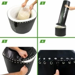 Top 10 ✔️ Tunturi Bokszak Staand - Vrijstaande Bokspaal - Makkelijk Verplaatsbaar - Met Zand Vulbare Voet - Zwart - Incl. Gratis Fitness App ???? -XXL Nutrition-winkel 550x550 828