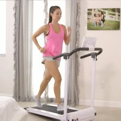 Begroting ???? MediaShop IWalk Loopband - Revolutionair Inklapbaar - Slechts 25 Kilo - Hometrainer - Fitness - Tot 10 Km/h - Wit ???? -XXL Nutrition-winkel 550x550 837