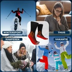 Goedkoop ???? Basila® Elektrisch Verwarmende Sokken - Zwart - Unisex Voor Vrouwen En Mannen - Free Size - 4000mAh Accu - USB Oplaadbaar ???? -XXL Nutrition-winkel 550x550 869