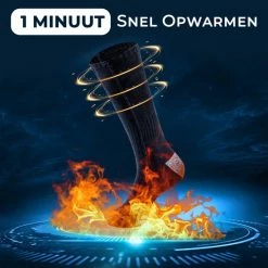 Goedkoop ???? Basila® Elektrisch Verwarmende Sokken - Zwart - Unisex Voor Vrouwen En Mannen - Free Size - 4000mAh Accu - USB Oplaadbaar ???? -XXL Nutrition-winkel 550x550 871