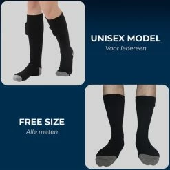 Goedkoop ???? Basila® Elektrisch Verwarmende Sokken - Zwart - Unisex Voor Vrouwen En Mannen - Free Size - 4000mAh Accu - USB Oplaadbaar ???? -XXL Nutrition-winkel 550x550 876