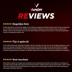 Korting ???? Venom Sports Hometrainer Fiets – Hometrainer Fitness - Professionele Indoor Bike Met Lage Instap – Hoge Stabiliteit – V-belt Aandrijving – Tot 175cm En 150kg – Zwart/Rood ???? -XXL Nutrition-winkel 550x550 953