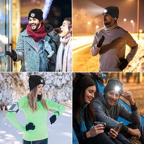 Aanbiedingen ???? Merkloos Draadloze Bluetooth Beanie - Muts Met LED Koplamp - V5.0 Touchscreen Handschoenen - USB Oplaadbare Muziek - Wasbaar - Voor Mannen Vrouwen - Running, Skiën, Wandelen, Camping, Fietsen ???? 8 Aanbiedingen ???? Merkloos Draadloze Bluetooth Beanie - Muts Met LED Koplamp - V5.0 Touchscreen Handschoenen - USB Oplaadbare Muziek - Wasbaar - Voor Mannen Vrouwen - Running, Skiën, Wandelen, Camping, Fietsen ???? - Afbeelding 6