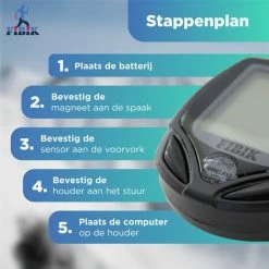 Beste Verkoop ???? Fibik Draadloze Fietscomputer - Kilometerteller - Draadloos - Waterdicht - Automatisch Verlicht Scherm ???? -XXL Nutrition-winkel 550x550 99