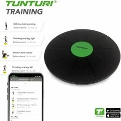 Nieuw ???? Tunturi Verstelbaar Balans Bord - Balance Board - Zwart/Groen - Incl. Gratis Fitness App ???? -XXL Nutrition-winkel 550x555 4