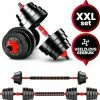 Nieuw ❤️ Venom Sports Verstelbare Dumbbell Set Tot 20kg - Professionele 2-in-1 Halterset Gewichten - Gebruiksvriendelijke Fitness Stang - Rood ???? -XXL Nutrition-winkel 550x559 8