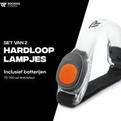 Begroting ✨ Rockerz Fitness® - Hardloop Verlichting - Hardloop Lampjes Incl Batterijen - LED Verlichting Voor Om Je Armen - Water Resistant - Set Van 2 - Kleur: Oranje ???? -XXL Nutrition-winkel 550x561 4