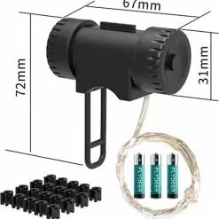 Begroting ✔️ BOTC Wielverlichting Fiets - 20 Holders - Spaakverlichting LED - Lichtsnoer Fietswiel - 20 Leds -220CM - Groen ???? -XXL Nutrition-winkel 550x562 12