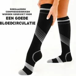 Aanbiedingen ???? Roegaarden Compressie Sokken | Compressiekousen | Steunkousen | Zwart | Maat 35-39 ???? -XXL Nutrition-winkel 550x562 3