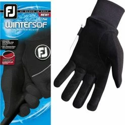 Nieuw ???? Footjoy WinterSof Heren Winter Handschoenen, Paar, Zwart L ????