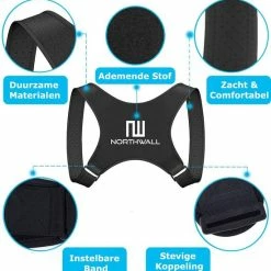 Korting ???? NORTHWALL® - Rugbrace Postuur Corrector - Rug Corrector - Houding Correctie - Rug Brace Tegen Rugklachten – Verstelbare Rugband ???? -XXL Nutrition-winkel 550x569 1