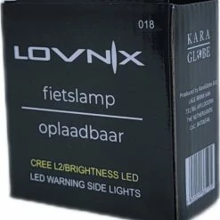 Groothandel ❤️ Lovnix - Oplaadbare Fietslamp LED Verlichting Set - USB Oplaadbaar - Fietslicht Met LED Lamp - Voor- En- Achter Licht - Regenbestendig - Geschikt Voor Mountainbike Fietsen Wandelen Speleologie ???? -XXL Nutrition-winkel 550x587 1