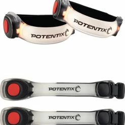 Begroting ???? Potentix Hardloop Verlichting Set Van 2 Incl. Batterijen - Wandel Lampjes - Led Armband Hardlopen - Kleur Rood ✔️