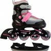 Aanbiedingen ✔️ AMIGO Slide 2-in-1 Skates - Voor Meisjes - Zwart/Roze - Maat 34-37 ????