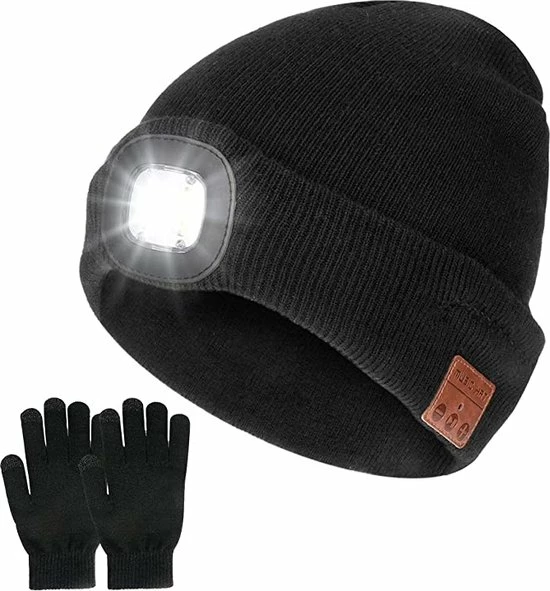 Aanbiedingen ???? Merkloos Draadloze Bluetooth Beanie - Muts Met LED Koplamp - V5.0 Touchscreen Handschoenen - USB Oplaadbare Muziek - Wasbaar - Voor Mannen Vrouwen - Running, Skiën, Wandelen, Camping, Fietsen ???? 3 Aanbiedingen ???? Merkloos Draadloze Bluetooth Beanie - Muts Met LED Koplamp - V5.0 Touchscreen Handschoenen - USB Oplaadbare Muziek - Wasbaar - Voor Mannen Vrouwen - Running, Skiën, Wandelen, Camping, Fietsen ????