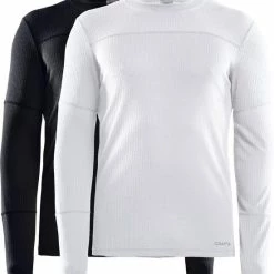 Coupon ⌛ Craft - Core 2-pack Baselayer - Thermoshirt - Zwart/Wit - Heren - XL ???? -XXL Nutrition-winkel 550x593 2