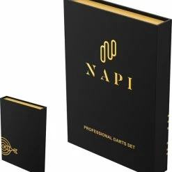 Uitgang ???? NAPI Darts - 6 Dartpijlen - 45 Delig - 2 Sets Dartspijlen 23 En 24 Gram - Premium Brass Pijlen - Hoge Kwaliteit Steeltip - Inclusief Flights & Giftbox ✨ -XXL Nutrition-winkel 550x593