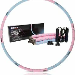 Groothandel ???? Zelics Sports - Professionele Fitness Hoelahoep Voor Volwassenen Met Gewicht - Gemaakt Van Roestvrij Staal, Zachte Foam En Anti-Zweet Buitenlaag - Sport Hoepel - Hula Hoop - Weight Hoop - Hoepel Fitness - 92cm/1.2 Kg Vulbaar- Inclusief Spingtouw ✨