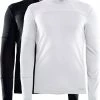 Coupon ⌛ Craft - Core 2-pack Baselayer - Thermoshirt - Zwart/Wit - Heren - XL ???? -XXL Nutrition-winkel 550x595 3