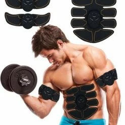 Beste Verkoop ???? Exilien EMS Trainer - Buikspieren Trainer - Trilapparaat – Armen Trainer – Billen Trainer – Lichaam Trainer – Workout Tril Apparaat – Elektrische Buiktrainer – Sixpack Trainer Workout – Full Body Workout Device - Sixpack - Unisex ???? -XXL Nutrition-winkel 550x597