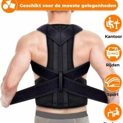 Groothandel ❤️ Luxegoed ®Rug- Schouders & Nek | Postuur Corrector | Rug Corrector | Posture Corrector | Verstelbaar | Unisex | XL ✨