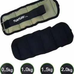 Aanbiedingen ???? Tunturi Enkelgewichten En Polsgewichten - Gewichten - 2 X 0.5kg - Grijs ????