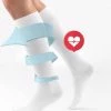 Hete verkoop ???? Merkloos Duopack Compressiekousen / Steunkousen - Elastische Hardloop / Sport / Vliegtuig Compressie Sokken - Running Travel Sock - Reissokken / Reis Kousen - Heren/Dames - Wit ???? -XXL Nutrition-winkel 550x603 2