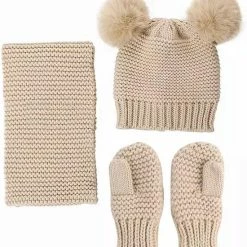 Nieuw ???? Merkloos Gebreide Set Muts Twee Pompoms Sjaal Wanten Beige Peuter 2-4 Jaar ???? 5 Nieuw ???? Merkloos Gebreide Set Muts Twee Pompoms Sjaal Wanten Beige Peuter 2-4 Jaar ???? -XXL Nutrition-winkel 550x603