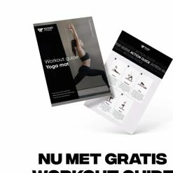 Aanbiedingen ???? Yoga Mat - Fitness Mat Grijs - Sport Mat - Yogamat Anti Slip & Eco - Extra Dik - Duurzaam TPE Materiaal - Incl Draagtas Van Rockerz Fitness® ⭐ -XXL Nutrition-winkel 550x604 3