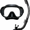 Groothandel ???? ReefTourer Snorkelmasker Duikbril Snorkelset RC-0105- Zwart/zwart ✔️ -XXL Nutrition-winkel 550x605 3