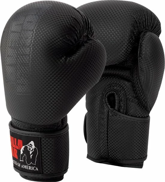 Gloednieuw ???? Gorilla Wear Montello - Bokshandschoenen - Boxing Gloves - Boksen - Zwart/Rood - 16 Oz ???? 3 Gloednieuw ???? Gorilla Wear Montello - Bokshandschoenen - Boxing Gloves - Boksen - Zwart/Rood - 16 Oz ????