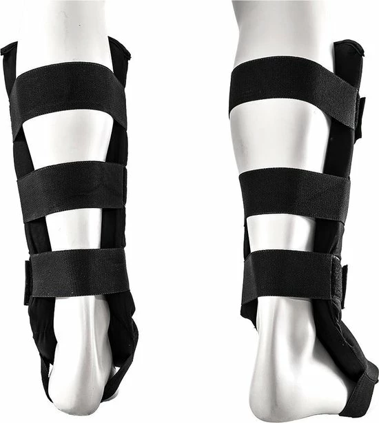 Goedkoopste ???? Joya Scheenbeschermers - Katoen - Kickboksen - Zwart - S ✨ 7 Goedkoopste ???? Joya Scheenbeschermers - Katoen - Kickboksen - Zwart - S ✨ - Afbeelding 5