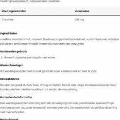 Top 10 ???? Body & Fit Creatine Monohydraat Caps - Creatine Capsules - Makkelijk In Te Nemen - 240 Capsules (60 Doseringen) ???? -XXL Nutrition-winkel 550x616 1