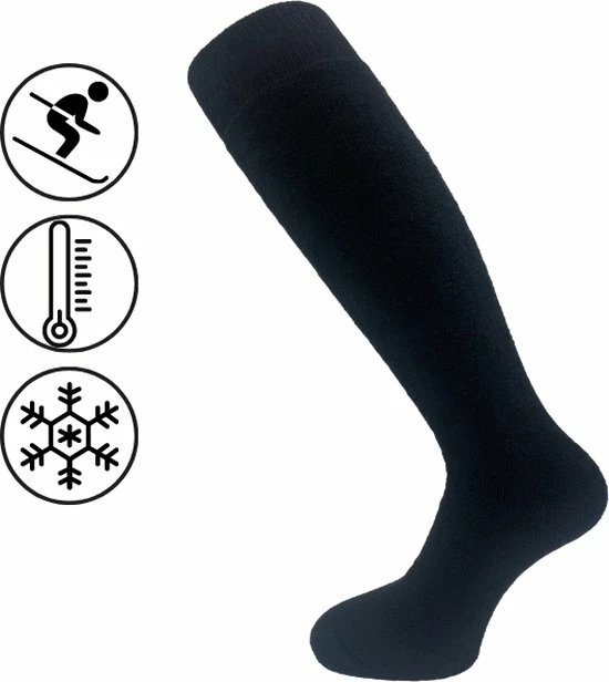 Uitgang ???? 4 Paar Thermo Kniekousen - SQOTTON - Zwart - Maat 35-38 ⌛ 4 Uitgang ???? 4 Paar Thermo Kniekousen - SQOTTON - Zwart - Maat 35-38 ⌛ - Afbeelding 2