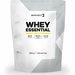 Beste Pirce ???? Body & Fit Whey Essential - Eiwitshake Vanille - Proteine Poeder - Whey Protein - 100 Shakes (2500 Gram) ❤️