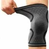 Goedkoopste ✨ DRSPRT Sport-Plein Kniebrace Kniebandage - Zwart / Grijs - Maat XL ????
