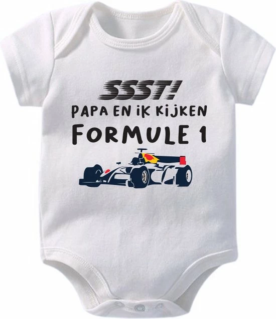 Top 10 ???? Hospitrix Baby Rompertje Met Tekst "SSST! Papa En Ik Kijken Formule 1" R7 - Maat M - 3-6 Maanden - 62/68 - Go Max - Korte Mouw - Cadeau - Zwangerschap - Aankondiging - Verstappen - Romper ✔️ 3 Top 10 ???? Hospitrix Baby Rompertje Met Tekst "SSST! Papa En Ik Kijken Formule 1" R7 - Maat M - 3-6 Maanden - 62/68 - Go Max - Korte Mouw - Cadeau - Zwangerschap - Aankondiging - Verstappen - Romper ✔️