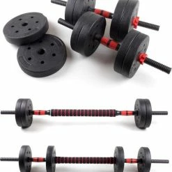 Uitgang ???? SOUTHWALL Dumbell Set Tot 15kg – Halterset – Fitness Gewichten – Verstelbare Gewichten - Halterstang ???? -XXL Nutrition-winkel 550x641