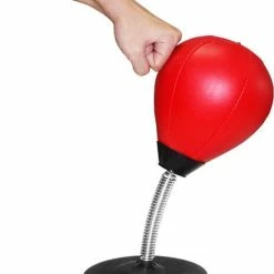 Top 10 ❤️ Merkloos Decopatent® Boksbal Tafelmodel - Stressbal - Mini Bokszak - Punching Ball - Tafel Boksbal Bureau Op Voet - Volwassenen & Kinderen ⌛ -XXL Nutrition-winkel 550x647 2