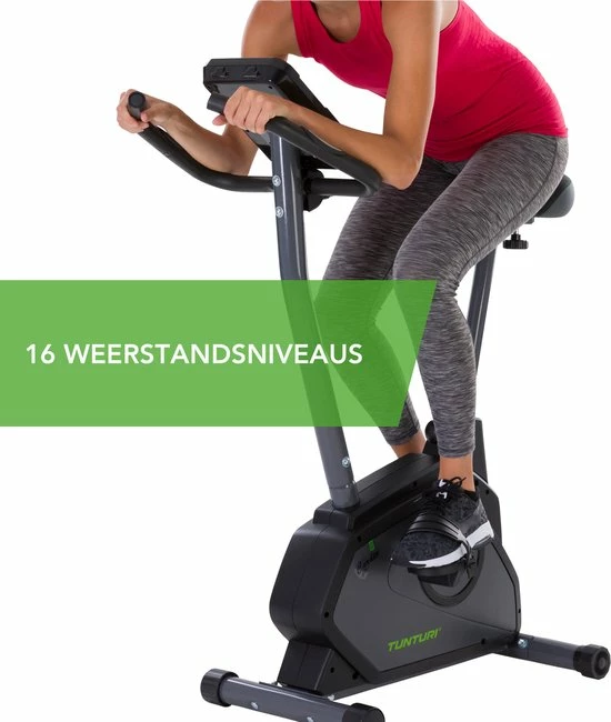 Beste Verkoop ???? Tunturi Cardio Fit E30 Hometrainer - Fitness Fiets Met Ergometer - 12 Trainingsprogramma's - Hartslagfunctie ???? 6 Beste Verkoop ???? Tunturi Cardio Fit E30 Hometrainer - Fitness Fiets Met Ergometer - 12 Trainingsprogramma's - Hartslagfunctie ???? - Afbeelding 4