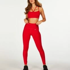 Nieuw ???? Hunkemöller Dames - Sport Collectie - HKMX Oh My Squat High Waisted Legging - Rood - Maat M ⌛ -XXL Nutrition-winkel 550x660 2