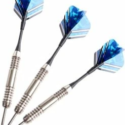 Nieuw ???? Masterdarts 3 Dartpijlen - 24 Grams - Zwart/Blauw - Complete Set ????
