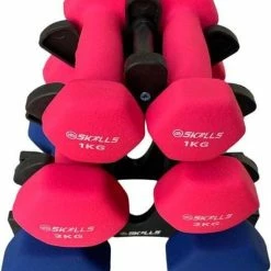 Coupon ???? Db Skills Dumbbell Set Met Houder - 1KG, 2KG En 3KG - Fitness - Gewichten ???? -XXL Nutrition-winkel 550x670 1